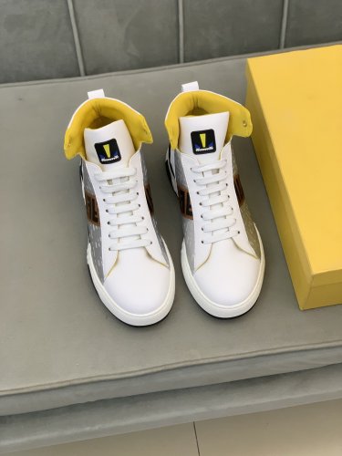 Fendi Mens Shoes Fashion Sneakers Luxury Brand Casual Shoes for Men with Original Box