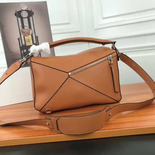 Loewe Womens Bag Puzzle Bag in Soft Grained Calfskin