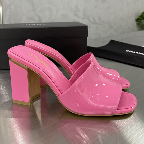 Chanel Womens Shoes Sandals Slippers Luxury Brand Design with Original Box 8.5cm Heel Women Slippers