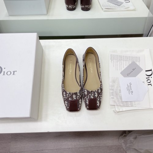 Dior Womens Shoes Sandals Fashion Pumps Luxury Brand D-Doll Flat PUMP with Original Box