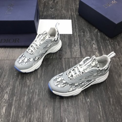 Dior Men Women Shoes Luxury B22 Sneakers
