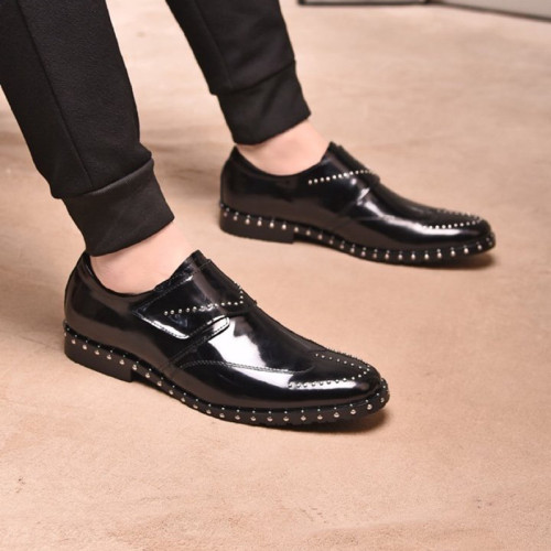Gucci Mens Shoes Leather Design Luxury Brand Business Dress Shoes for Men with Original Box