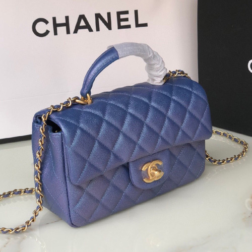 Chanel Womens Bags Crossbody Bag Classic Handbag CF Mini Luxury Brand with Original Box