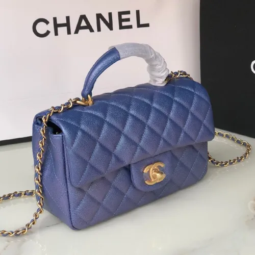 Chanel Womens Bags Crossbody Bag Classic Handbag CF Mini Luxury Brand with Original Box