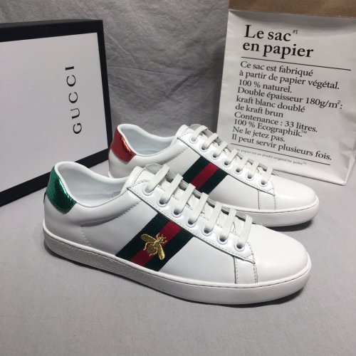 Gucci Mens Shoes Luxury Brand Men's Ace Embroidered Sneaker ‎429446 02JP0 9064 with Original Box