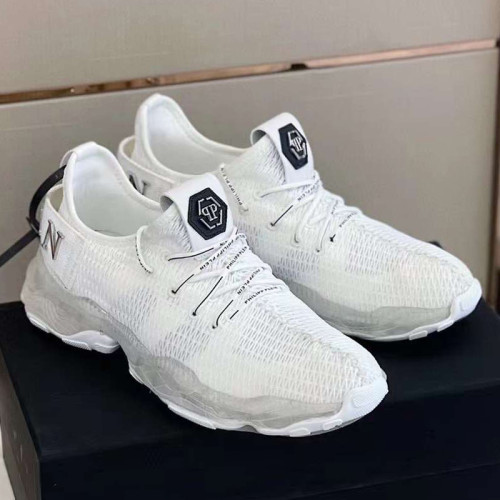 Philipp Plein Men Shoes Sneakers Low Top Sneaker Fashion Design Luxury Brand Trainer Predator TM with Original Box