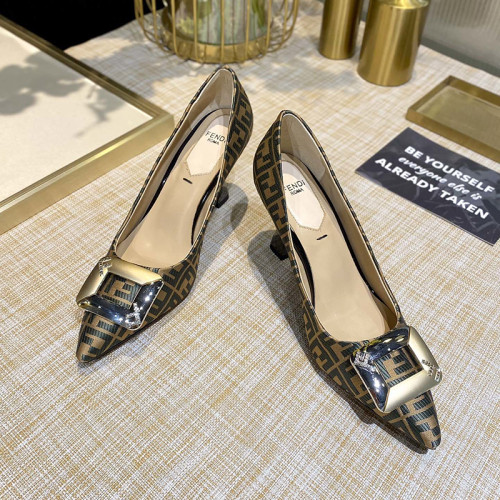 Fendi Womens Shoes Luxury Pumps High Heels 9cm