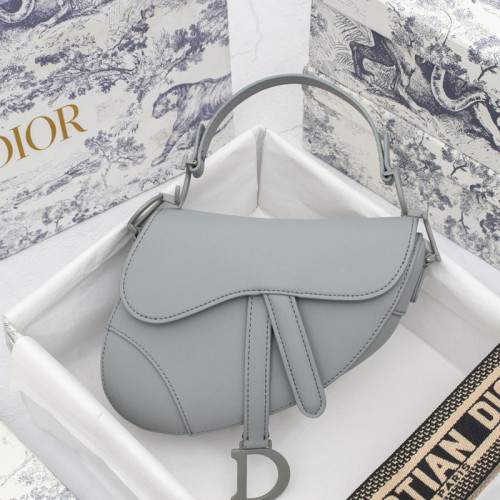 Dior Womens Bag Saddle Bag Luxury Brand Fashion Saddle Bag Gray Ultramatte Calfskin M0446ILLO_M41G
