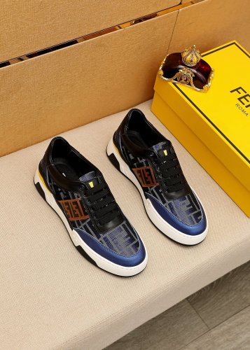 Fendi Mens Shoes Fashion Sneakers Luxury Brand Casual Shoes for Men with Original Box