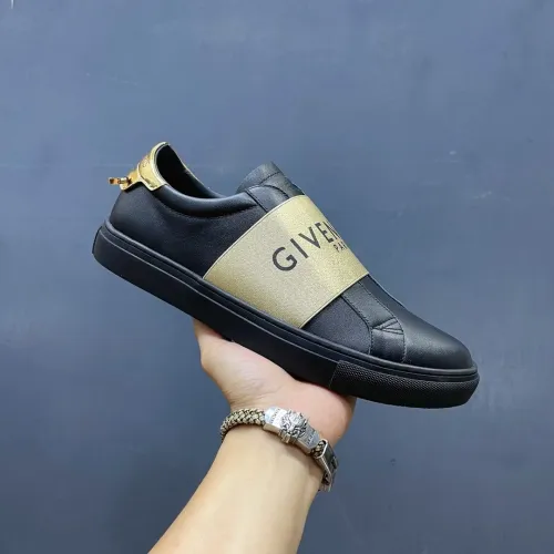 Givenchy Men Shoes Fashion Type Luxury Brand GIVENCHY SNEAKERS IN LEATHER WITH LATEX BAND with Original Box