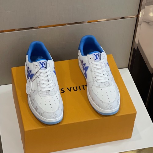 Louis Vuitton Men Shoes Fashion Sneakers RIVOLI Beverly Hills SNEAKER Luxury Brand Casual Shoes with Original Box