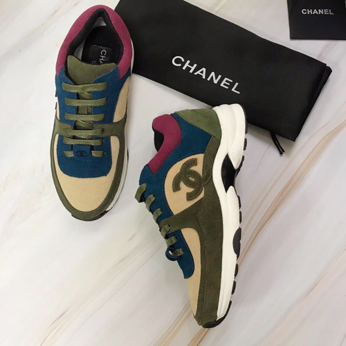 Chanel Mens Shoes Sneakers Luxury Brand Sports Shoes Breathable Design with Original Box