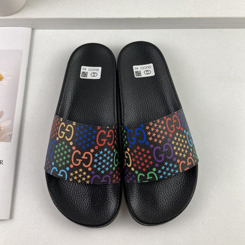Gucci Mens Shoes Sandals Slides Slippers Luxury Brand Thick Sole Design with Original Box
