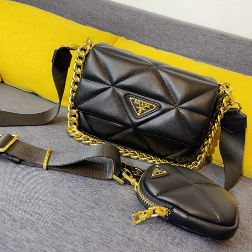 Prada Womens Bag Nappa Leather Shoulder Bag