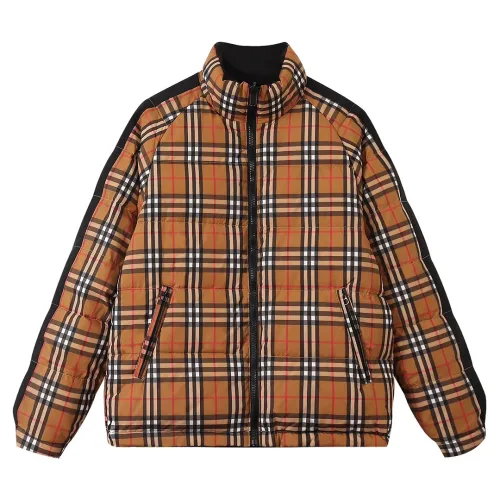 Burberry Design Mens Womens Winter Windprood Down Jackets Keep Warm