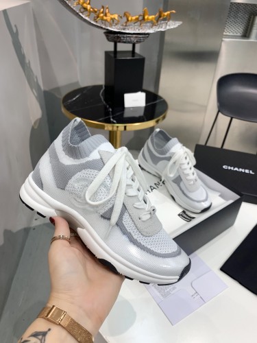 Chanel Mens Shoes Sneakers Luxury Brand Sports Shoes Breathable Design with Original Box