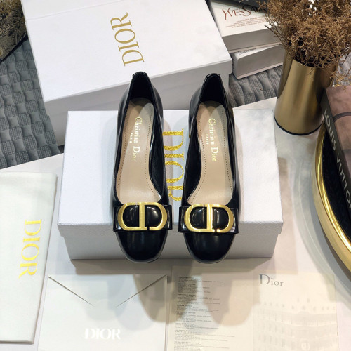 Dior Womens Shoes Leather Pump Low Heel 3.5cm