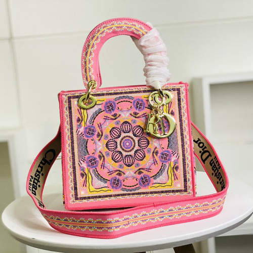 Dior Womens Bags Handbags Luxury Fashion MEDIUM LADY D-LITE BAG with Original Box