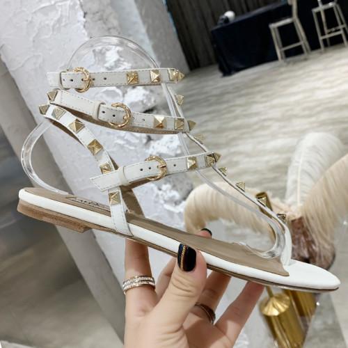 Valentino Women Shoes Mule Flip Flop Sandals ROMAN STUD SLIDE SANDAL IN QUILTED NAPPA with Original Box Luxury Brand