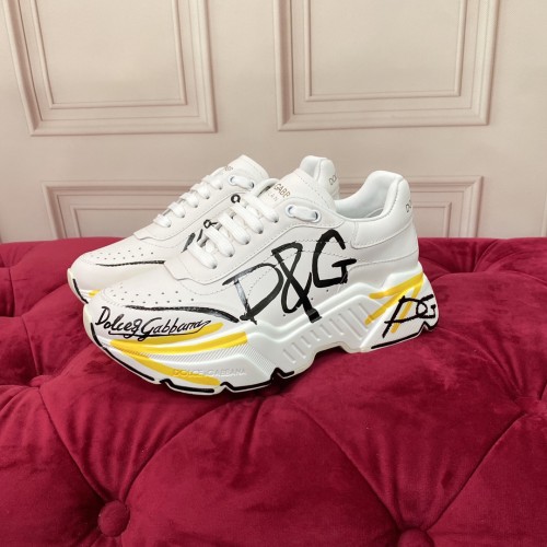 Dolce&Gabbana Womens Shoes Sneakers Luxury Brand Mixed-material Daymaster sneakers with DG logo CS1941AQ7098B706