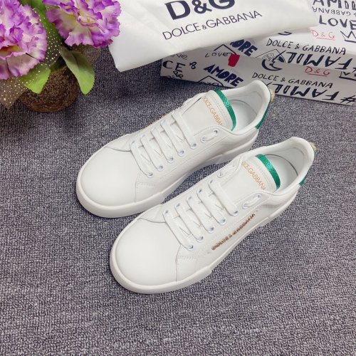 Dolce&Gabbana Womens Mens Shoes Fashion Sneakers Luxury Brand Calfskin Nappa Portofino Sneakers With Lettering CK1602AN2988B918