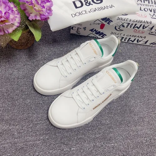 Dolce&Gabbana Womens Mens Shoes Fashion Sneakers Luxury Brand Calfskin Nappa Portofino Sneakers With Lettering CK1602AN2988B918