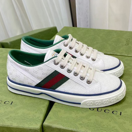 Gucci Womens Shoes Sneakers Luxury Brand Women's Gucci Tennis 1977 sneaker ‎606110 99W90 9085 with Original Box