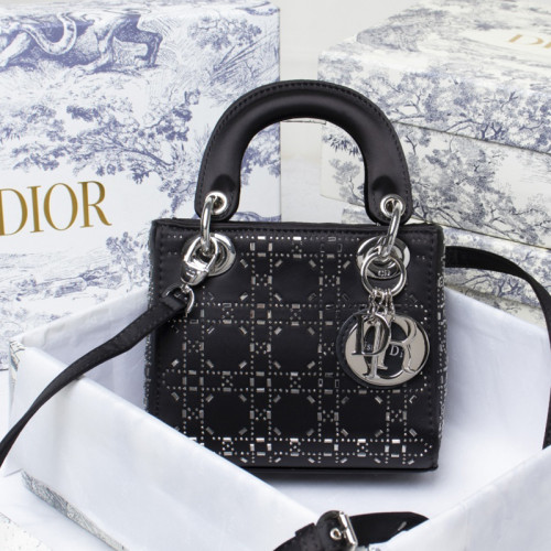 Dior Womens Bags Handbags Luxury Fashion LADY DIOR D-LITE BAG with Original Box