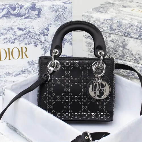 Dior Womens Bags Handbags Luxury Fashion LADY DIOR D-LITE BAG with Original Box