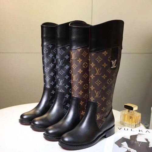 Louis Vuitton Women Shoes Boots Luxury Brand Womens Knee-Length Boots