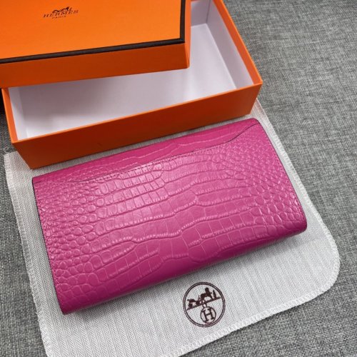 Hermes Womens Mens Wallets Purse Constance Clutch Leather Design Coin Bag with Original Box