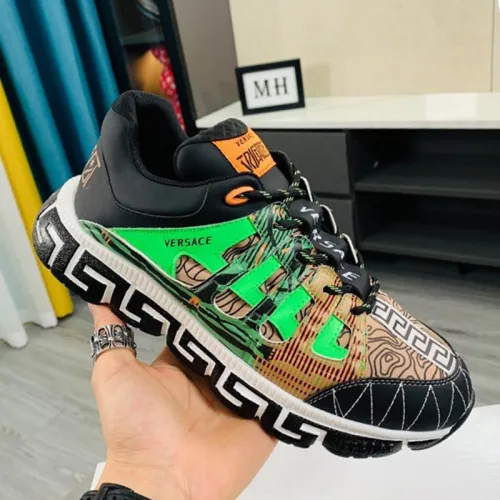Versace Women Shoes Fashion Design Luxury Brand TRIGRECA SNEAKERS with Original Box