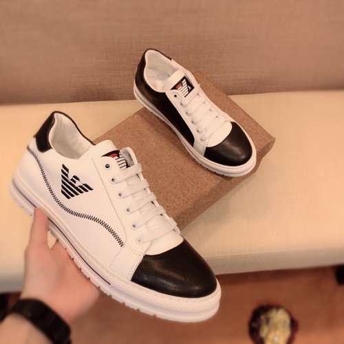 Armani Men Shoes Sneakers Fashion Design Luxury Brand Design