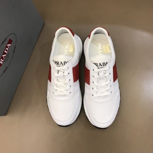 Prada Mens Shoes Sneakers Casual Shoes for Men Luxury Brand Breathable Fashion Sneakers with Original Box
