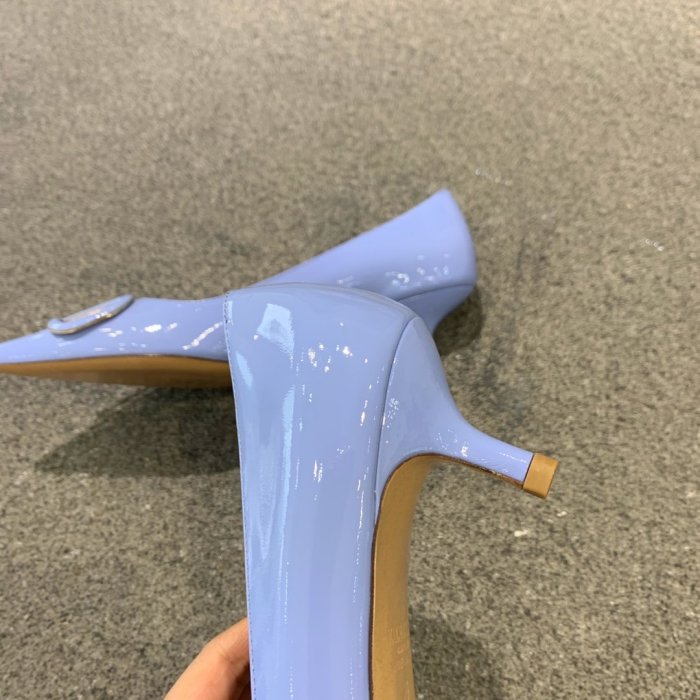 Valentino Women Shoes Mule Flip Flop Sandals VLOGO SIGNATURE CALFSKIN PUMP 45MM / 1.8 IN. Luxury Brand with Original Box