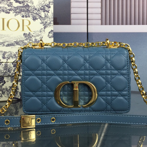 Dior Womens Bags Crossbody Bag LARGE DIOR CARO BAG Luxury Brand Cannage Calfskin with Original Box