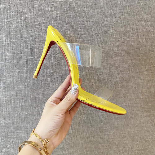 Christian Louboutin Womens Shoes High Heels Mule Sandals Just Nothing