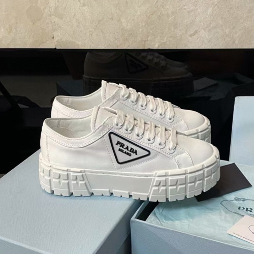 Prada Womens Shoes Sneakers Lace-Up Luxury Brand Fashion Sneakers for Women with Original Box
