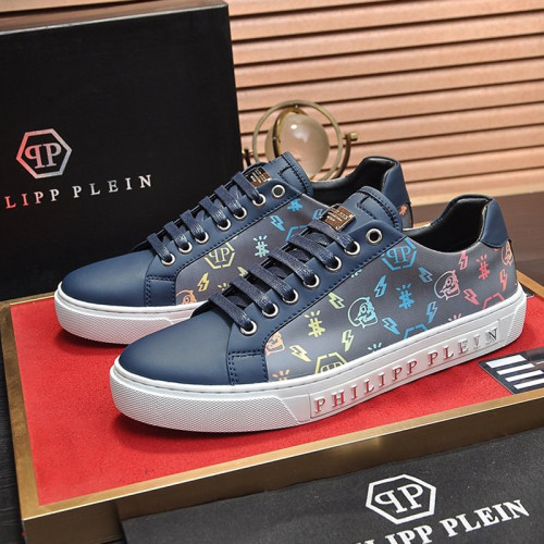 Philipp Plein Men Shoes Sneakers Low Top Sneaker Fashion Design Luxury Brand with Original Box
