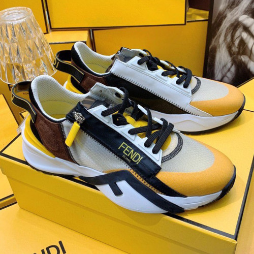 Fendi Mens Shoes Fashion Sneakers Luxury Brand Casual Fendi Flow Low-Top Sneakers Shoes for Men with Original Box