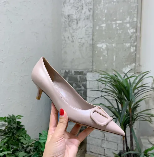 Valentino Women Shoes Mule Flip Flop Sandals VLOGO SIGNATURE CALFSKIN PUMP 45MM / 1.8 IN. with Original Box