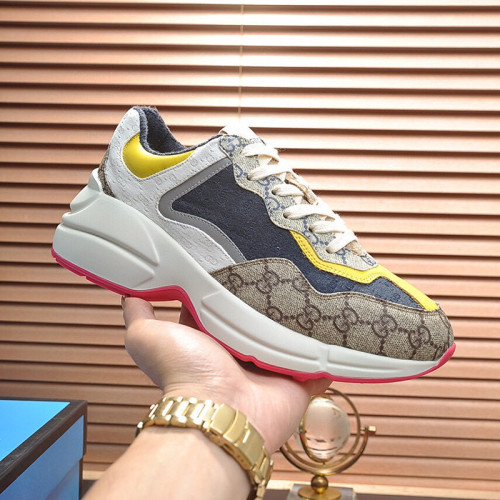 Gucci Womens Shoes Sneakers Fashion Type Luxury Brand Design Rhyton Sneaker with Original Box