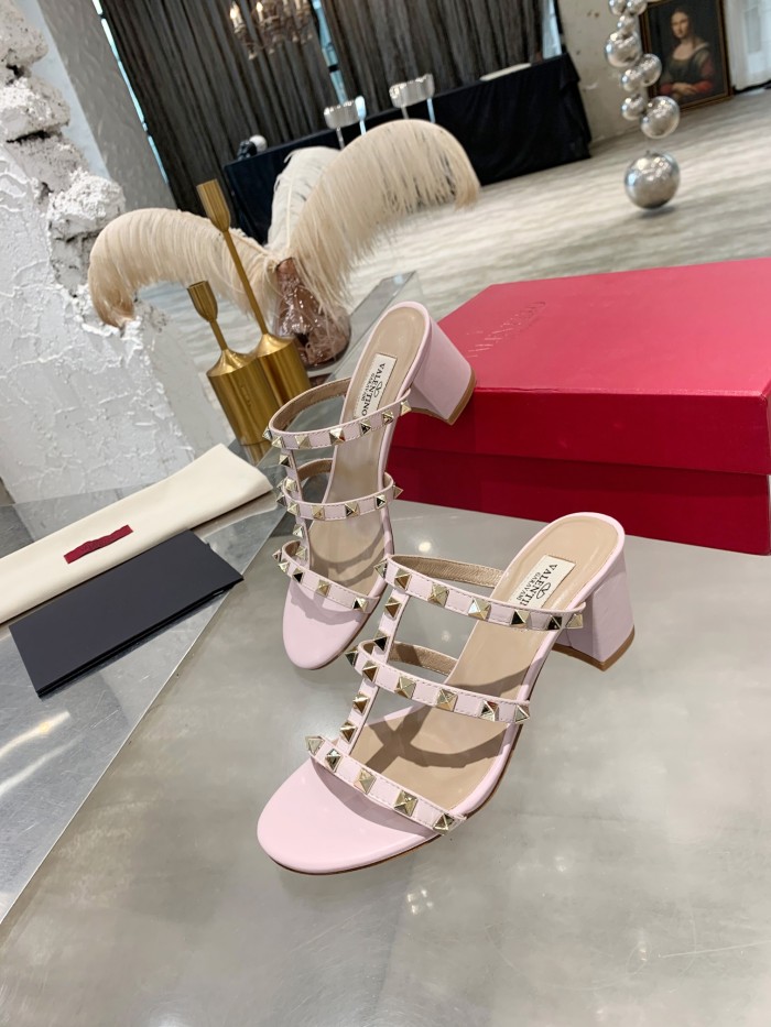 Valentino Women Shoes Mule Flip Flop Sandals ROMAN STUD SLIDE SANDAL IN QUILTED NAPPA with Original Box Luxury Brand
