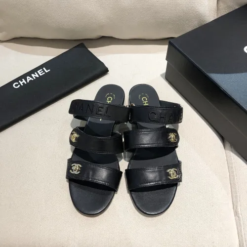 Chanel Womens Shoes Flat Mules