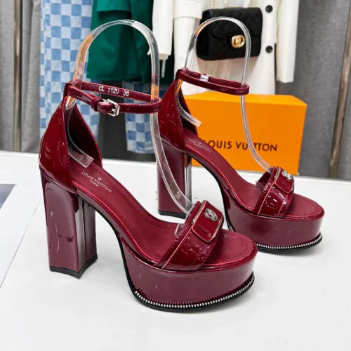 Louis Vuitton Women Shoes Sandals Fashion Summer Luxury Brand PODIUM PLATFORM SANDAL with Original Box Womens Sandals