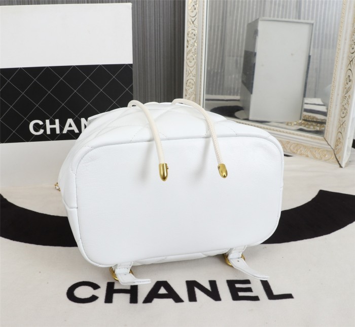 Chanel Womens Bags Drawstring Backpack