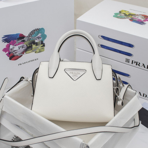 Prada Womens Bag Saffiano Leather Prada Kristen Handbag