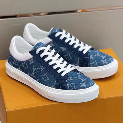 Louis Vuitton Men Shoes Sneakers Luxury Brand LV OLLIE SNEAKER with Original Box