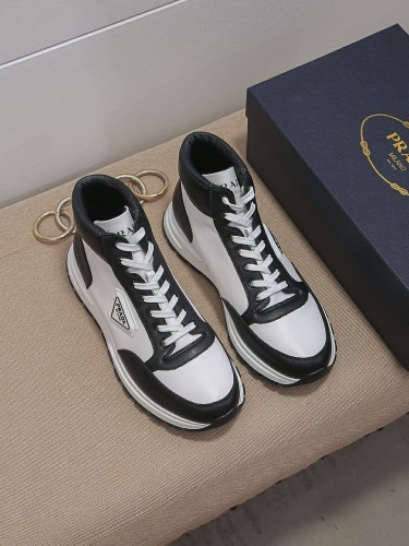 Prada Mens Shoes Sneakers Casual Shoes for Men Luxury Brand Breathable Fashion Sneakers with Original Box