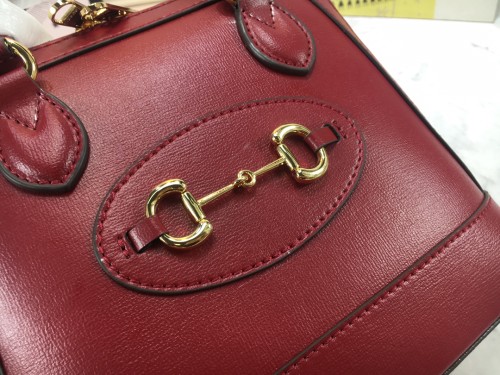 Gucci Womens Bags Shoulder Messenger Bag Luxury Brand Gucci Horsebit 1955 mini top handle bag 640716 92TCG 8563 with Original Box